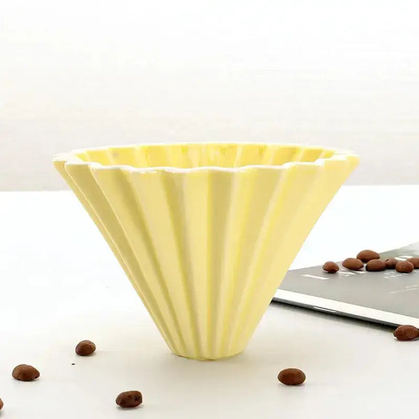 Handmade Ceramic Origami Coffee Dripper
