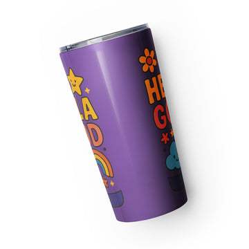 Tapered stainless steel tumbler