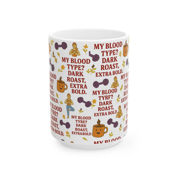 Ceramic Mug, ( 15oz)