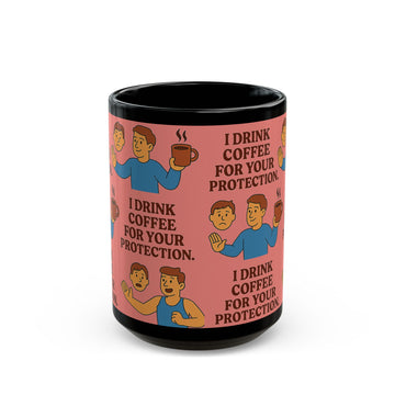 Black Mug, 15oz