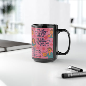 Black Mug, 15oz