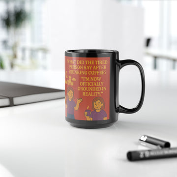 Black Mug, 15oz