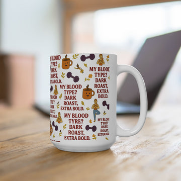 Ceramic Mug, ( 15oz)