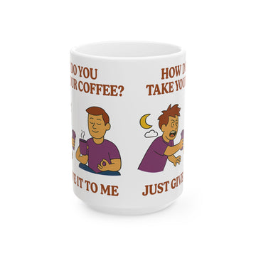 Ceramic Mug, ( 15oz)