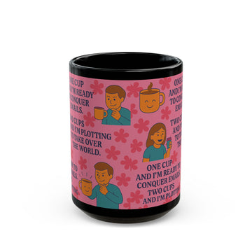 Black Mug, 15oz