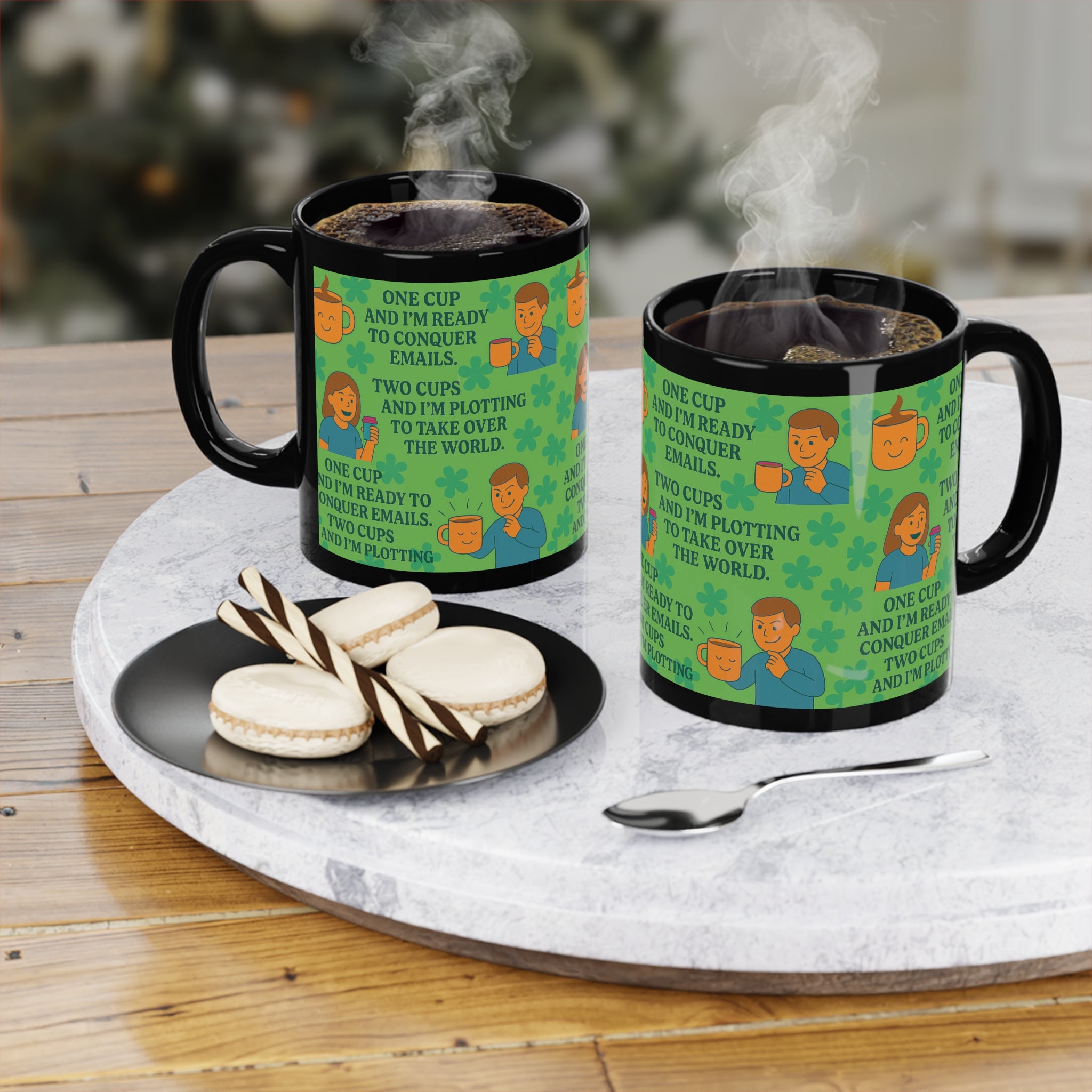 Black Mug ( 15oz)