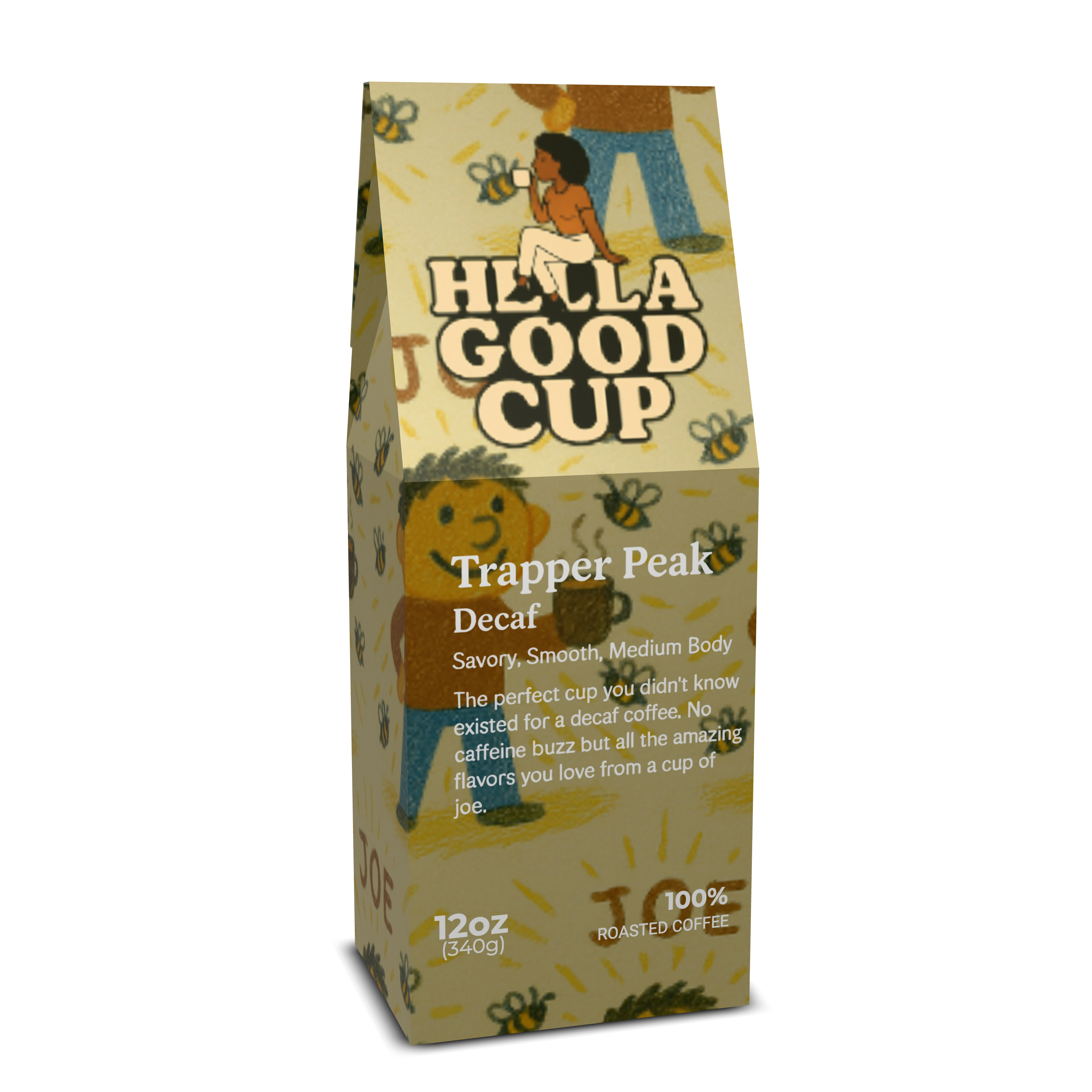 Trapper Peak – Decaf Medium Roast Coffee Blend