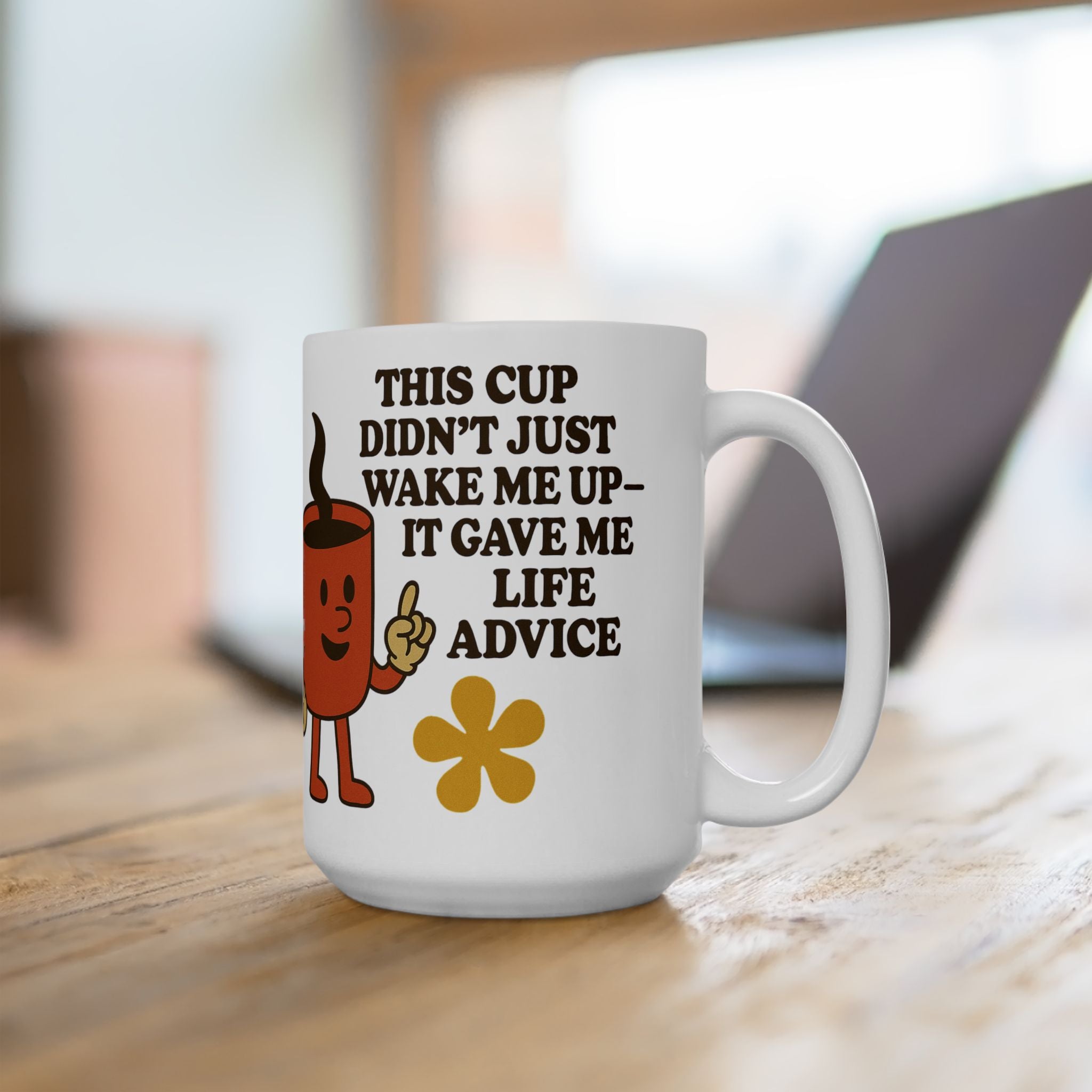 Ceramic Mug, ( 15oz)