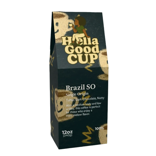Brazil SO single origin coffee bag by Hella Good Cup