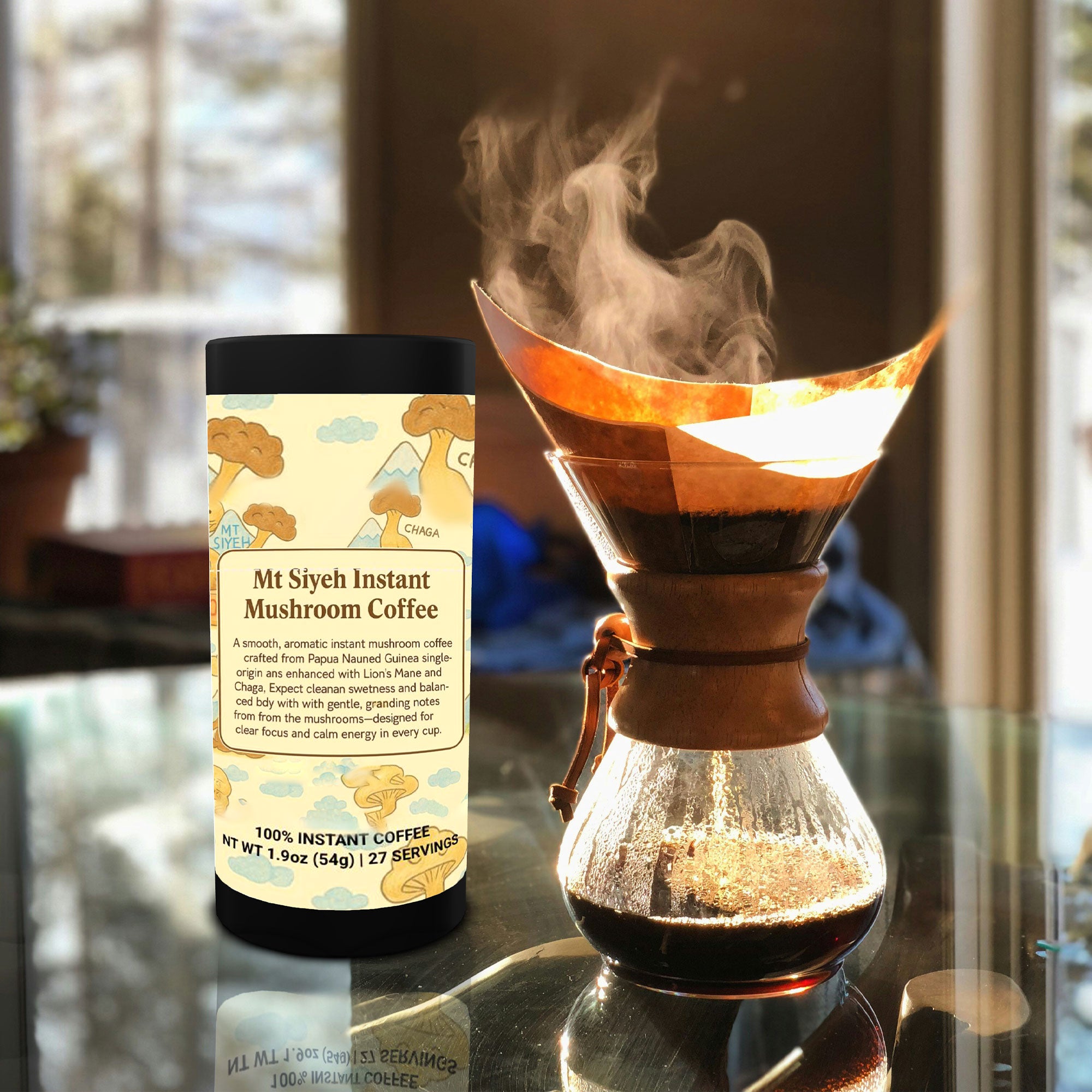 Mt Siyeh Instant Mushroom Coffee