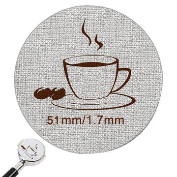 GVRGO 51mm Espresso Puck Screen – 1.7mm Thick, 150μm Filter (1-Pack)