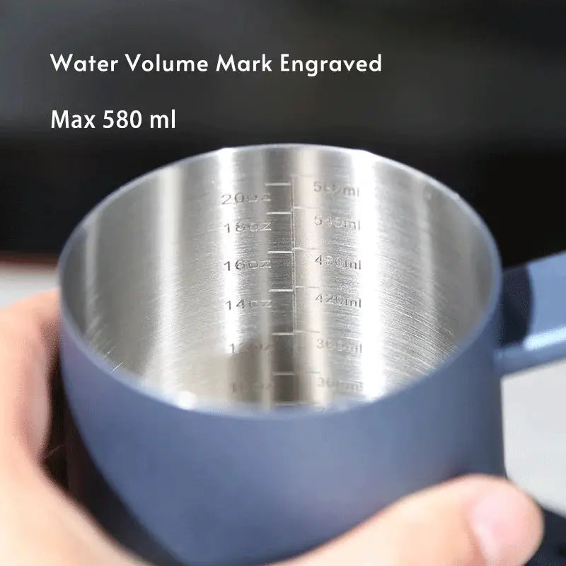 Stainless Steel 600ml Long Gooseneck Spout Barista Espresso Coffee Makers-2