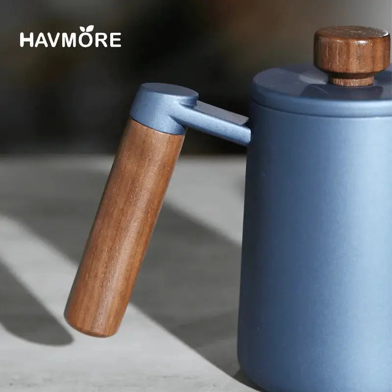 Stainless Steel 600ml Long Gooseneck Spout Barista Espresso Coffee Makers-3