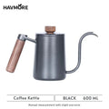 Stainless Steel 600ml Long Gooseneck Spout Barista Espresso Coffee Makers-6