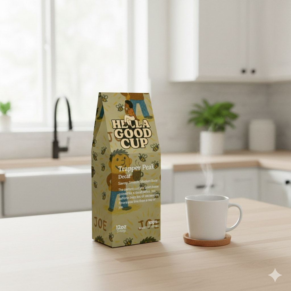 Trapper Peak – Decaf Medium Roast Coffee Blend