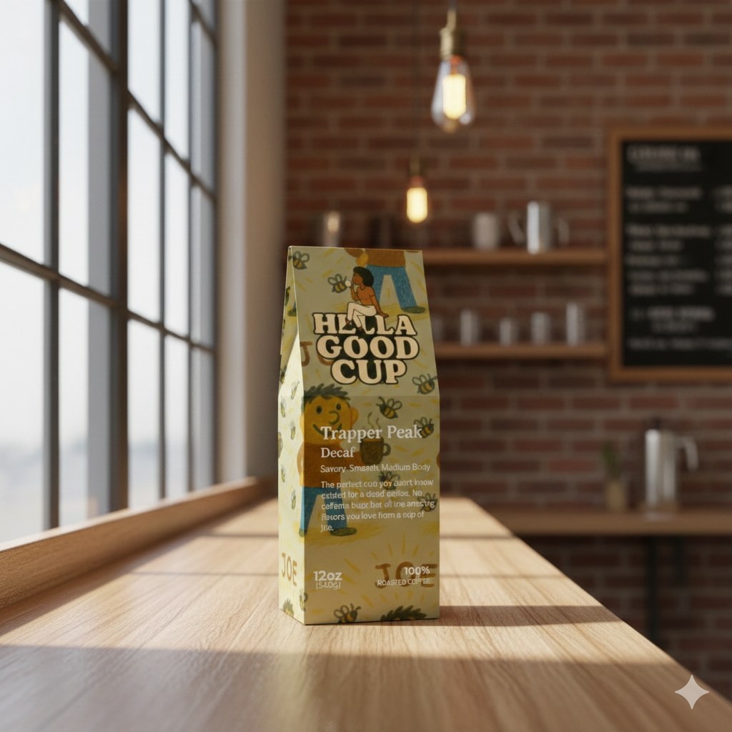 Trapper Peak – Decaf Medium Roast Coffee Blend