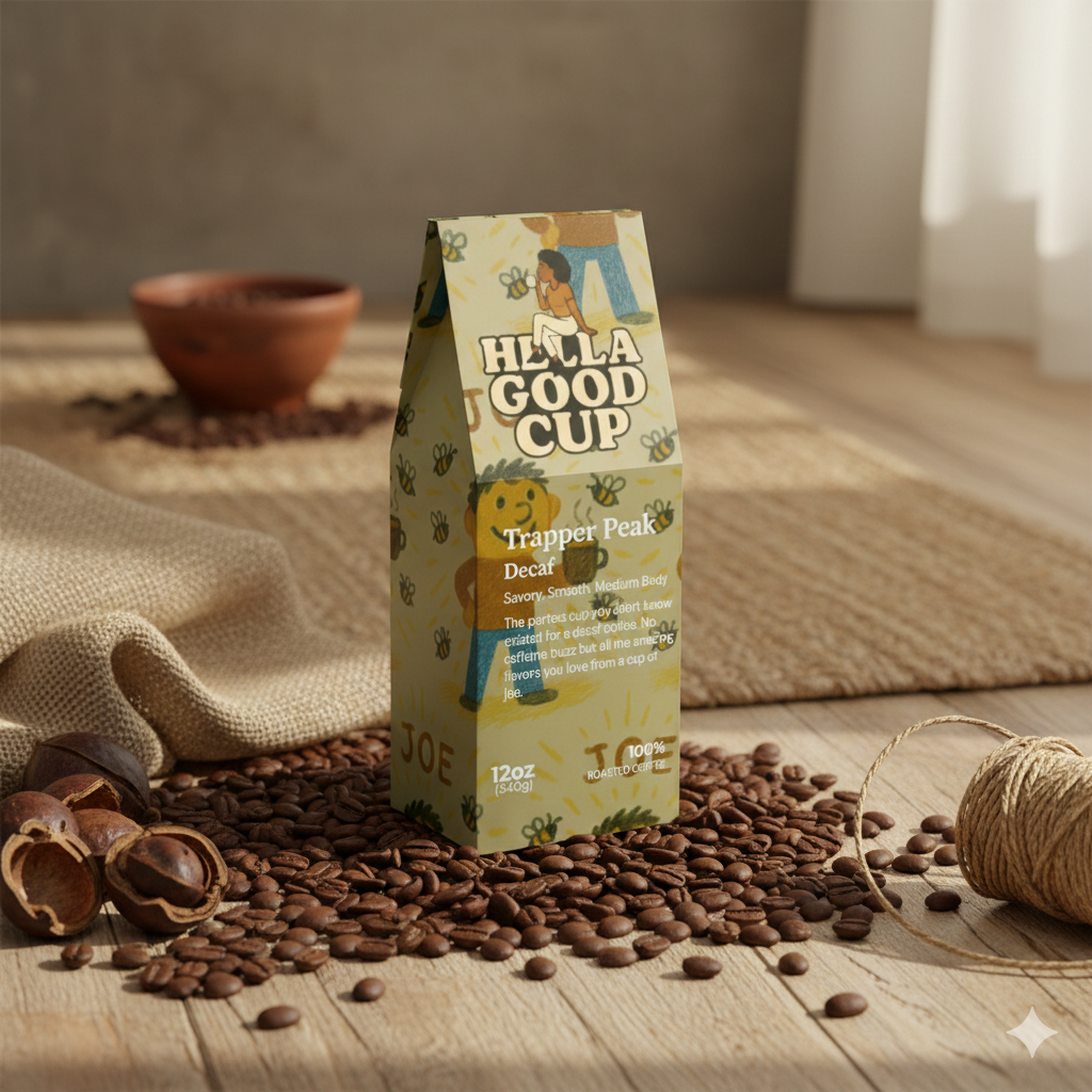Trapper Peak – Decaf Medium Roast Coffee Blend