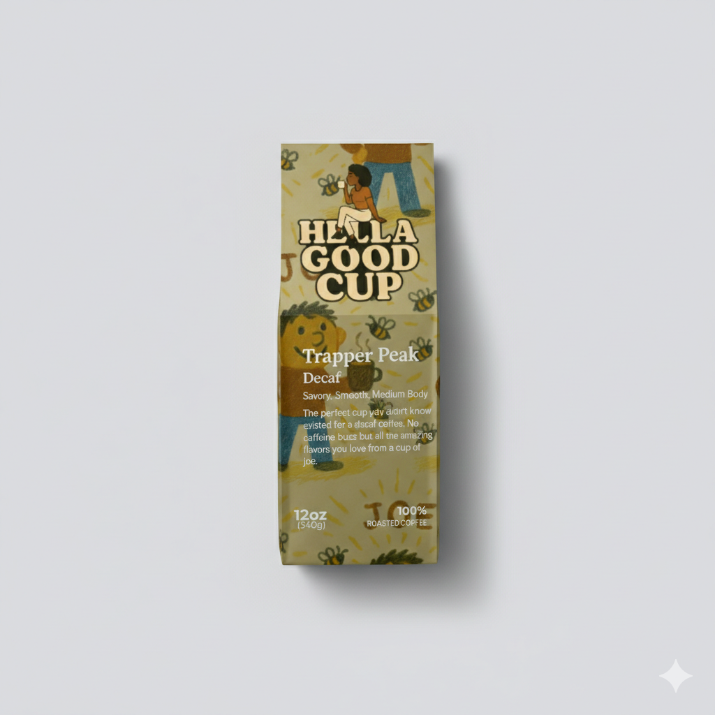 Trapper Peak – Decaf Medium Roast Coffee Blend