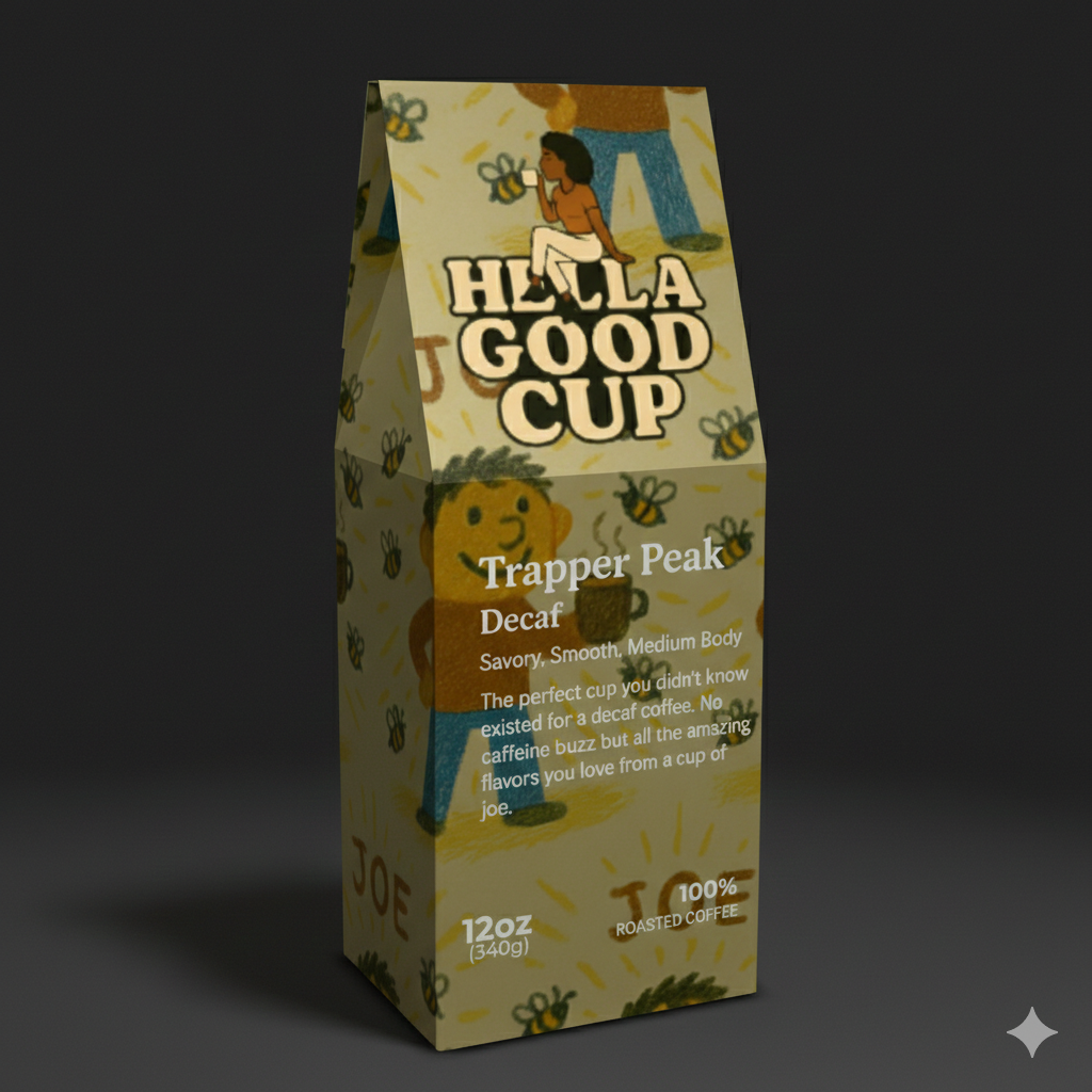 Trapper Peak – Decaf Medium Roast Coffee Blend