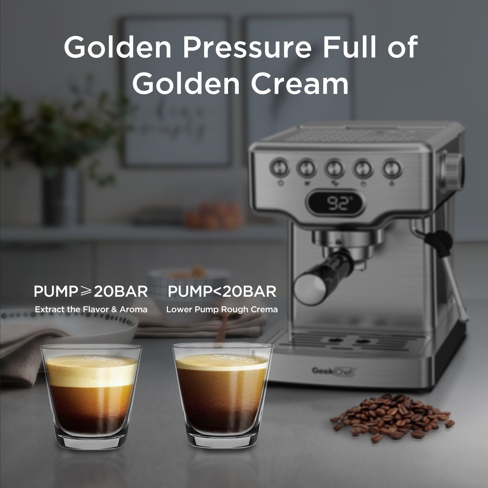 expresso machine _ Golden Cream