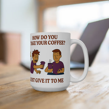Ceramic Mug, ( 15oz)