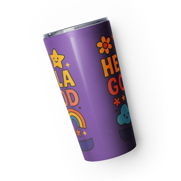 Tapered stainless steel tumbler