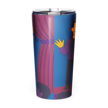 Tapered stainless steel tumbler