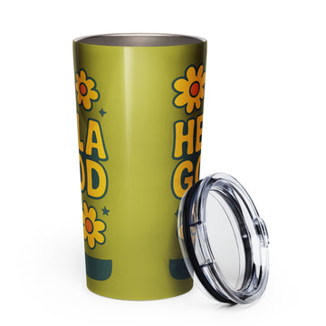 Tapered stainless steel tumbler